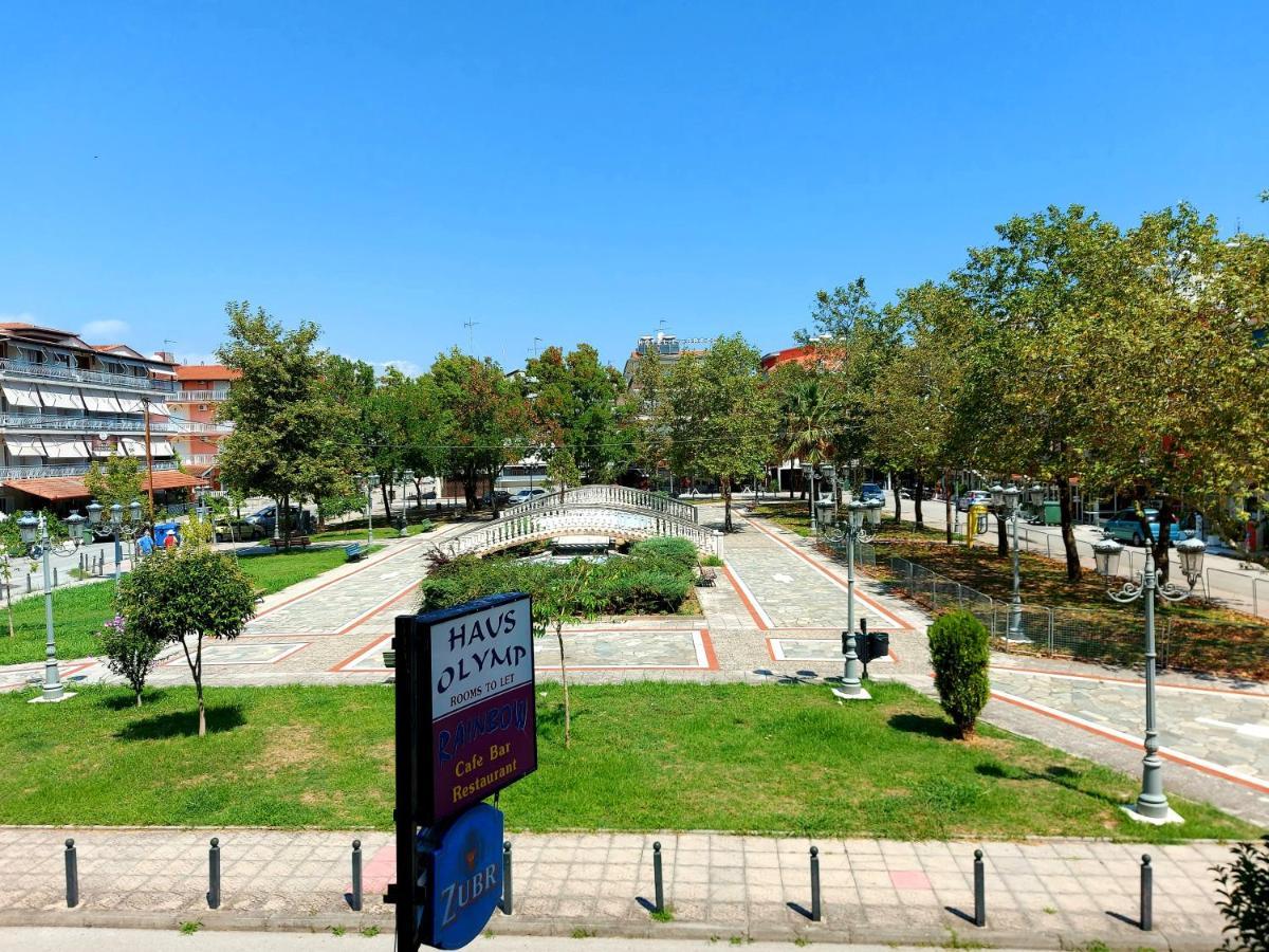 Appartamento Haus Olymp Paralía Esterno foto